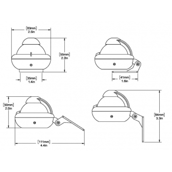 Kompas RITCHIE SPORT biały